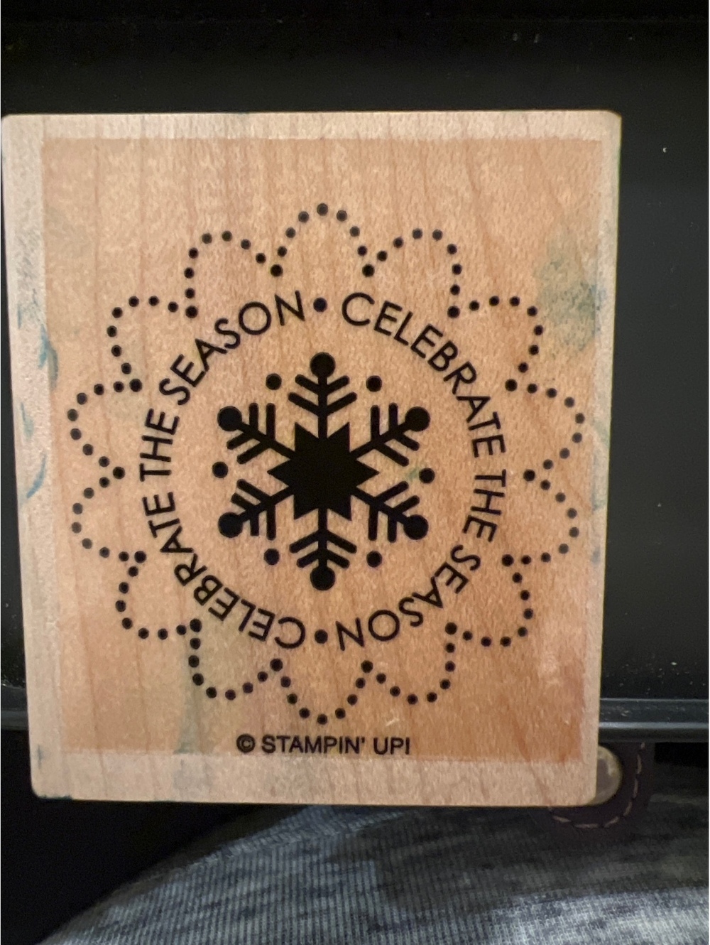 Stampin' Up! Celebrate The Season Snowflake Rubber Stamp